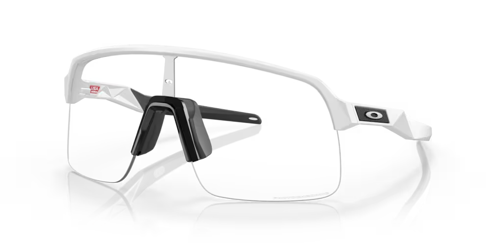 Sutro Lite Lente clear to black iridium photochromic , Montatura matte white