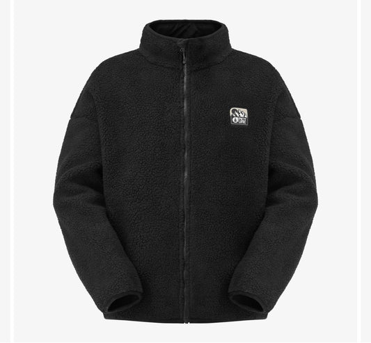 HAFDALS EMB ZIP FLEECE