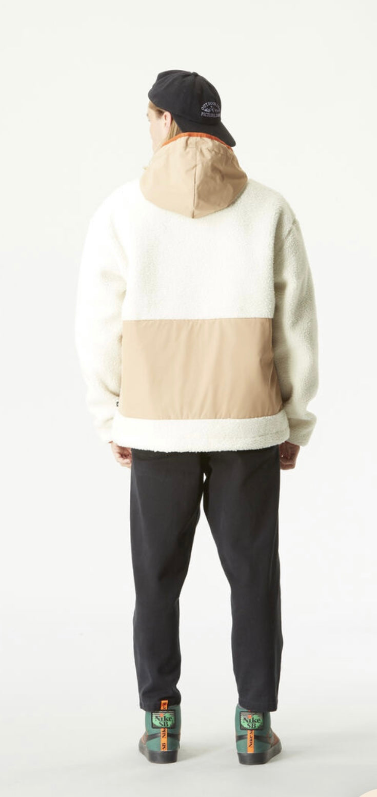 PEMBERTON ZIP FLEECE HOOD PICTURE ORGANIC