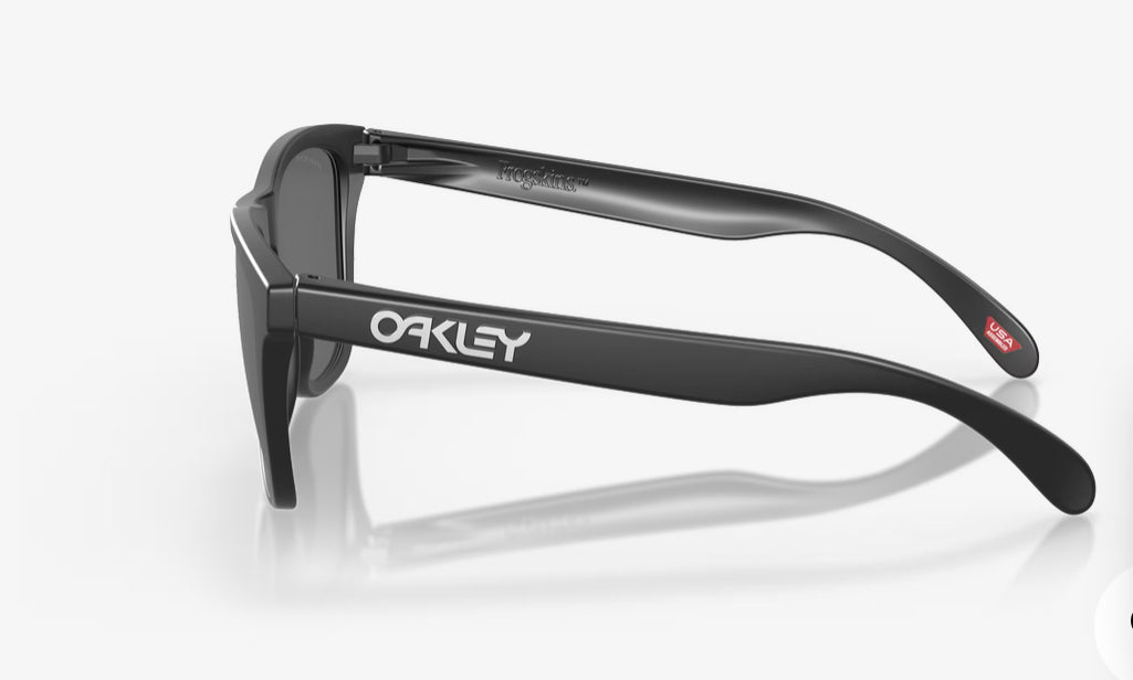 Frogskins Oakley MATTE BLACK / PRIZM BLACK POLARIZED