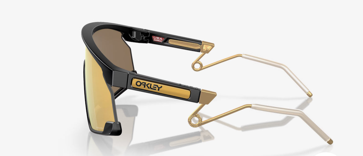 BXTR Metal Oakley prizm 24k, 
Montatura matte black