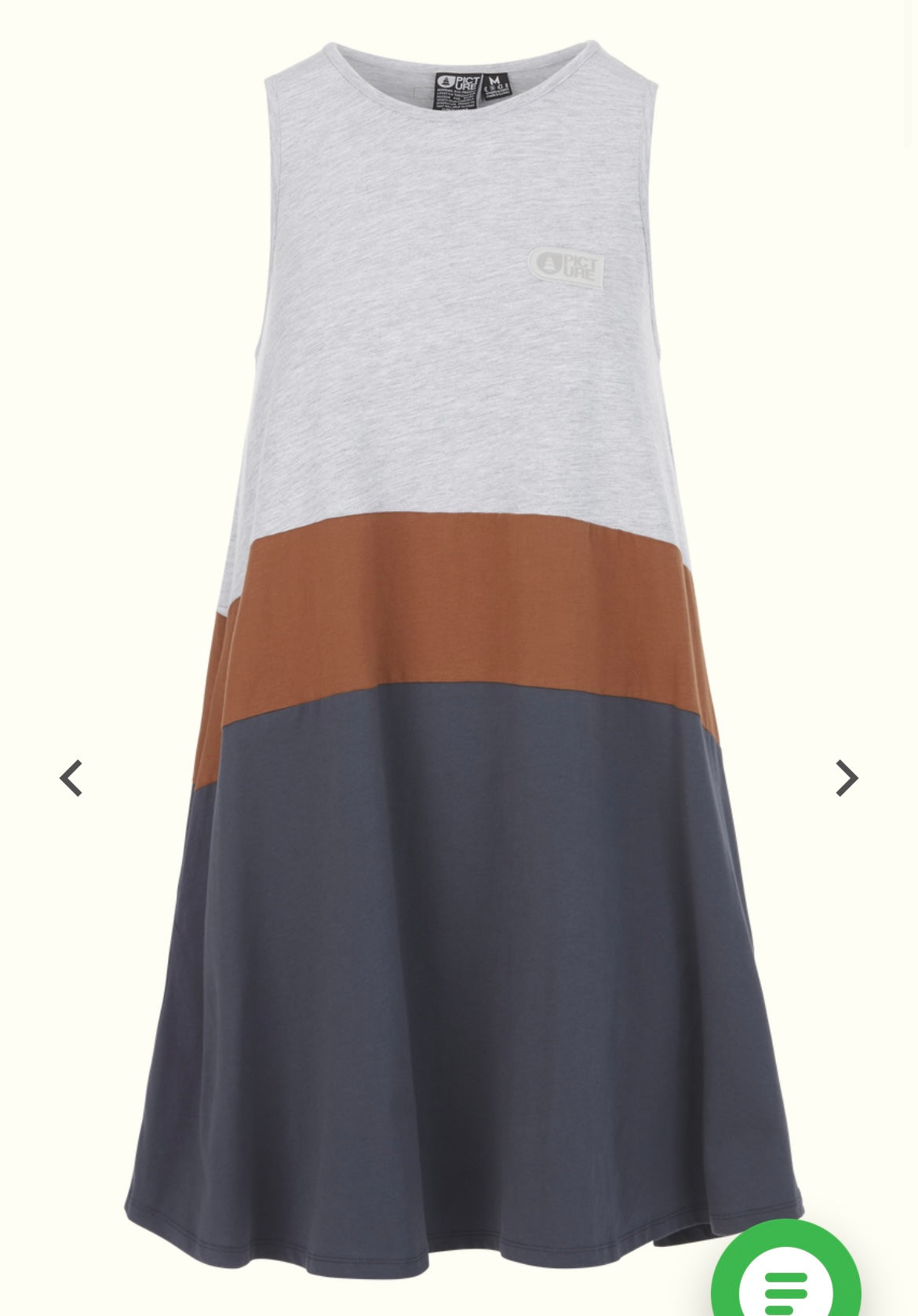 VESTITO DONNA FLOWA DRESS PICTURE ORGANIC