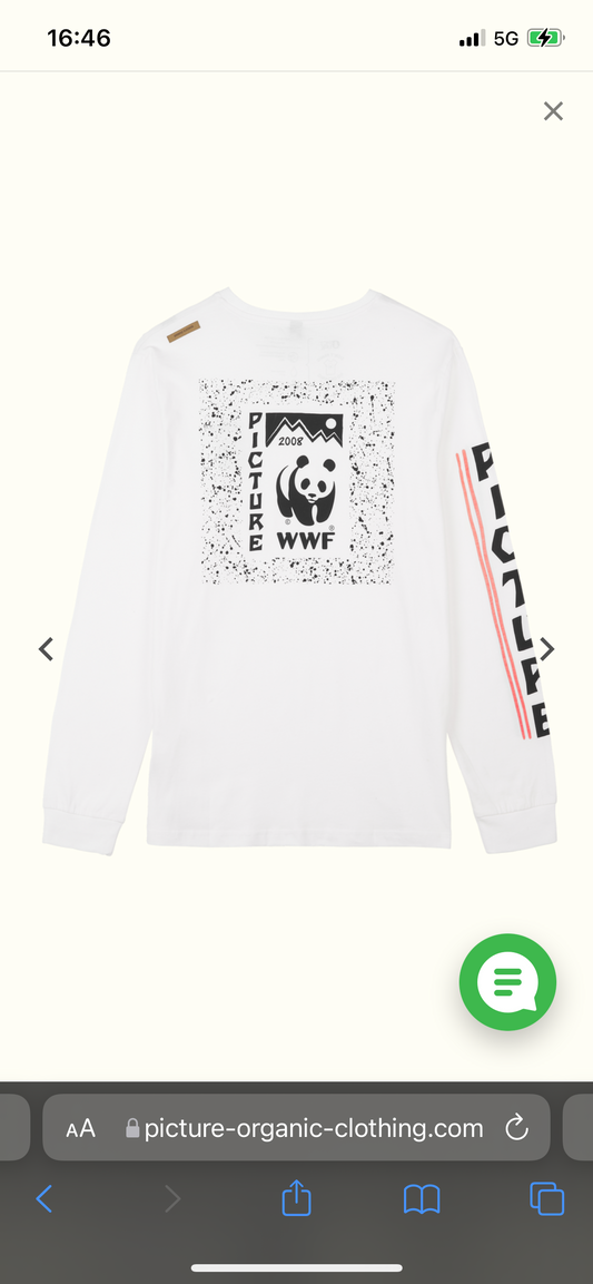 MAGLIA UOMO WWF LS TEE M PICTURE ORGANIC