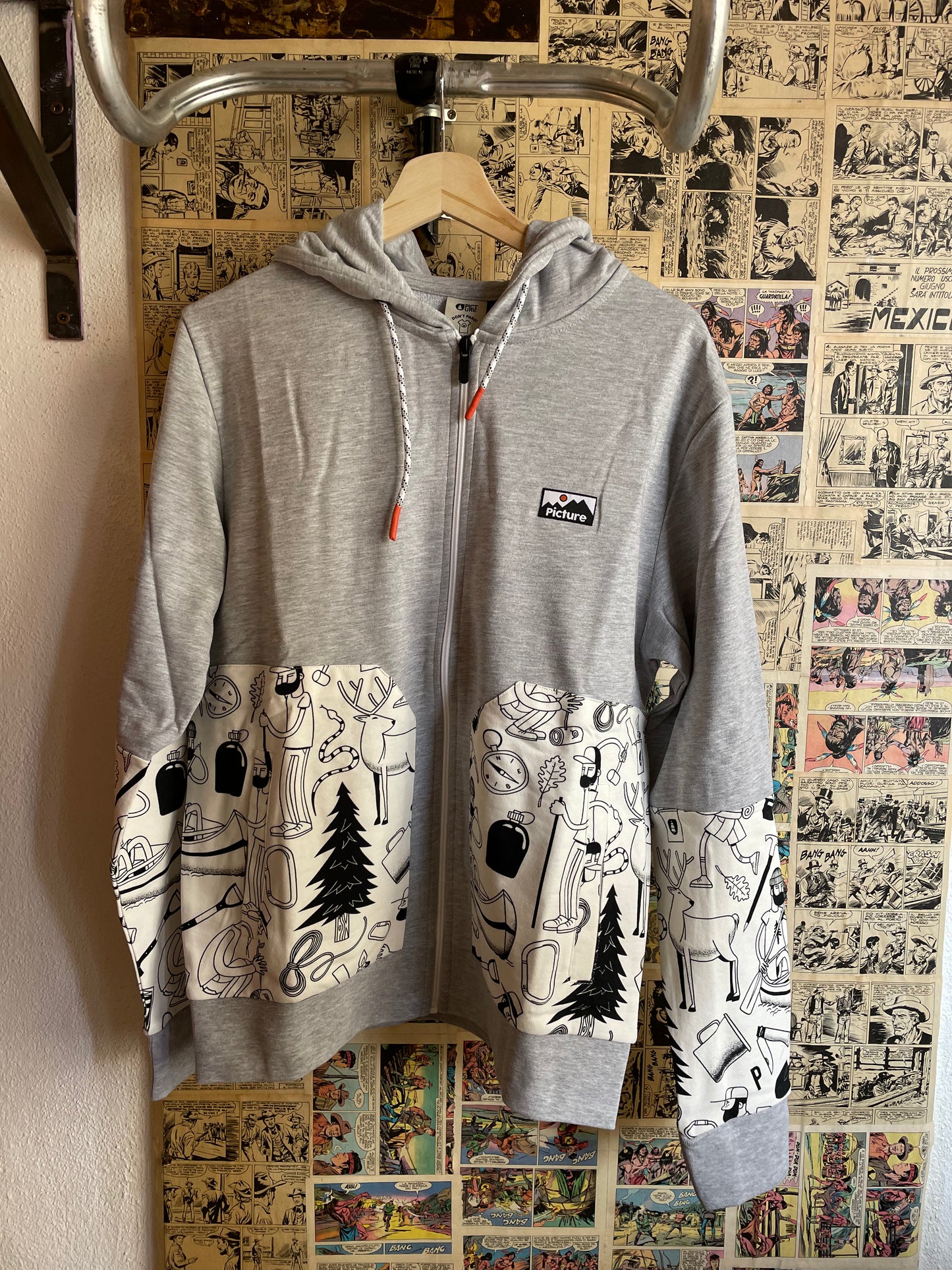 MOECA ZIP HOODIE FELPA PICTURE ORGANIC