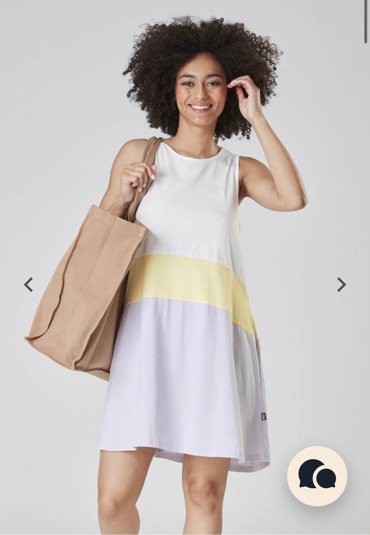 VESTITO DONNA FLOWA DRESS PICTURE ORGANIC