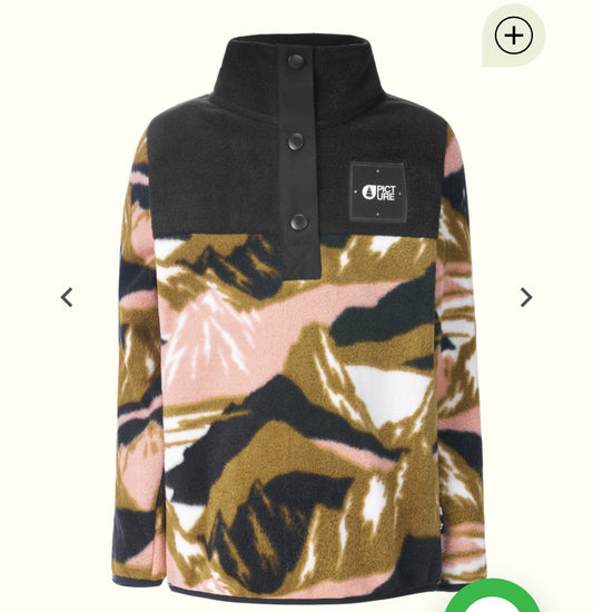 FELPA BAMBINO MIDIAYERS TITOO TODDLERS 1/4 FLEECE PICTURE ORGANIC