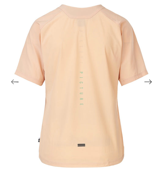 T-SHIRT DONNA ICE FLOW PRINTED TECH TEE Peach Nougat