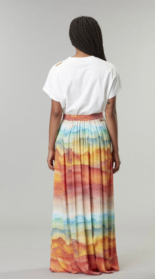 KACEY SKIRT GONNA DONNA PICTURE ORGANIC