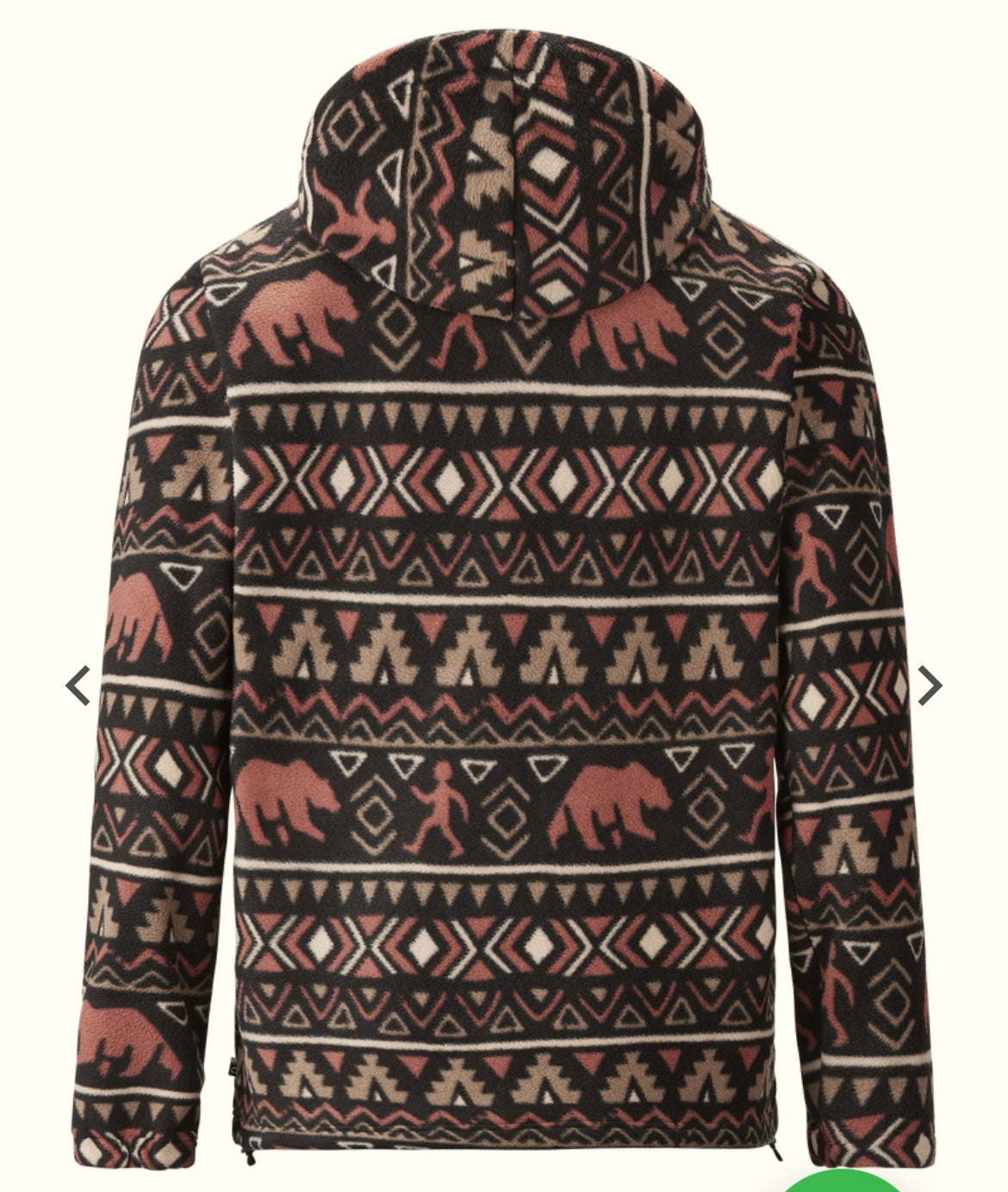 EDELSON 1/4 ZIP FLEECE HO PICTURE ORGANIC