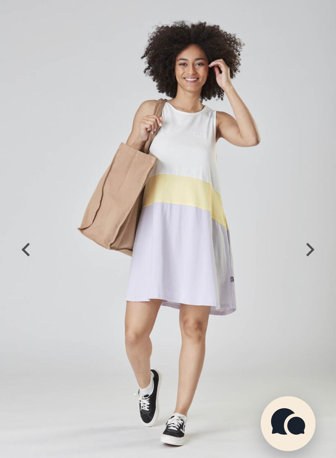VESTITO DONNA FLOWA DRESS PICTURE ORGANIC