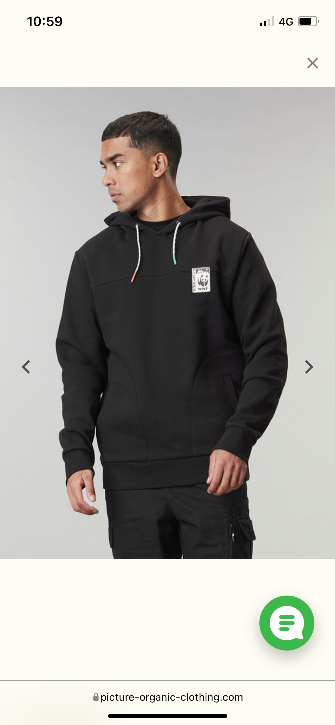 WWF HOODIE M FELPA UOMO PICTURE ORGANIC