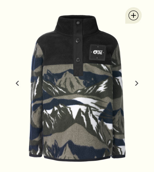 FELPA BIMBO MIDIAYERS TITOO TODDLERS 1/4 FLEECE PICTURE ORGANIC