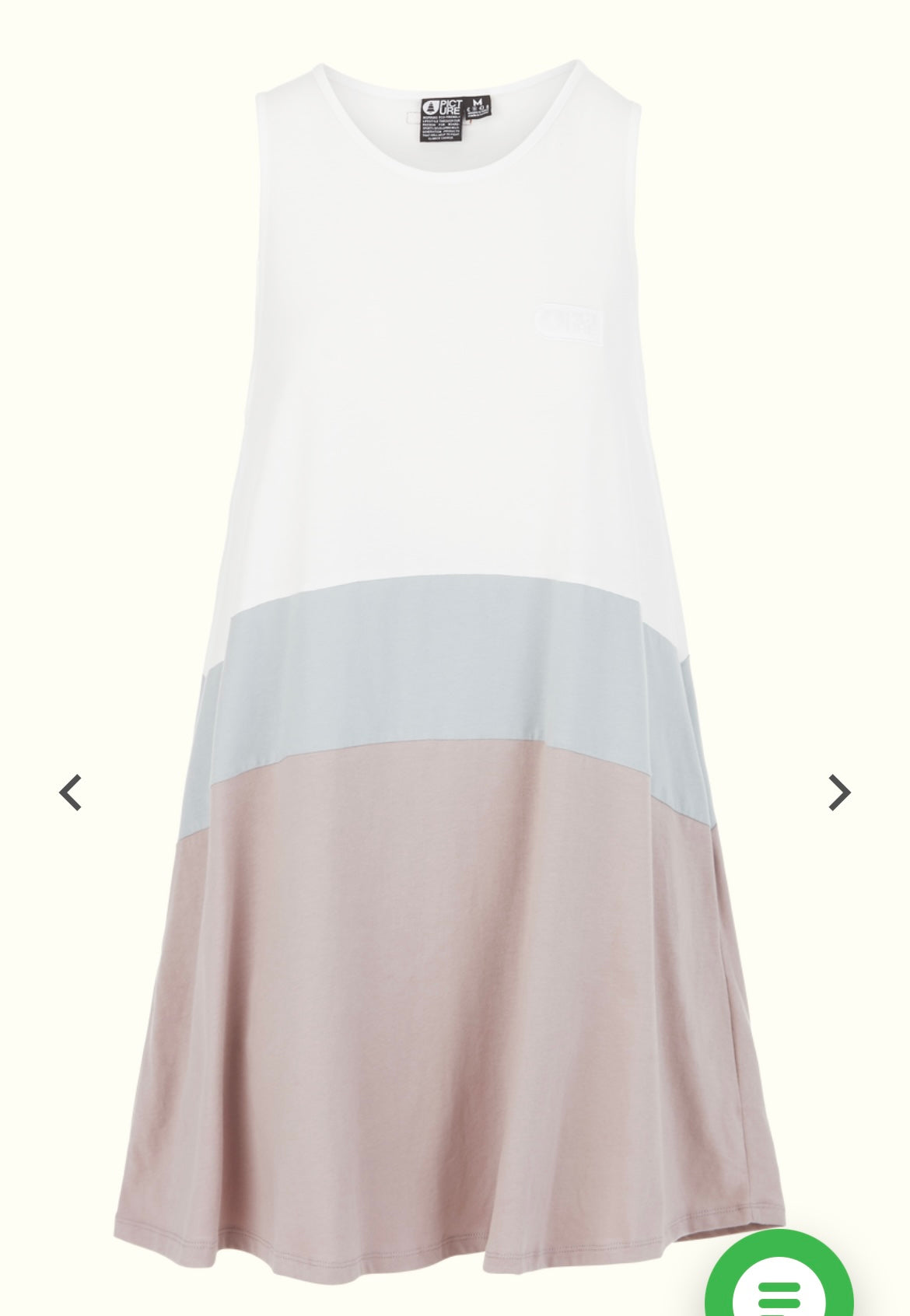 VESTITO DONNA FLOWA DRESS PICTURE ORGANIC