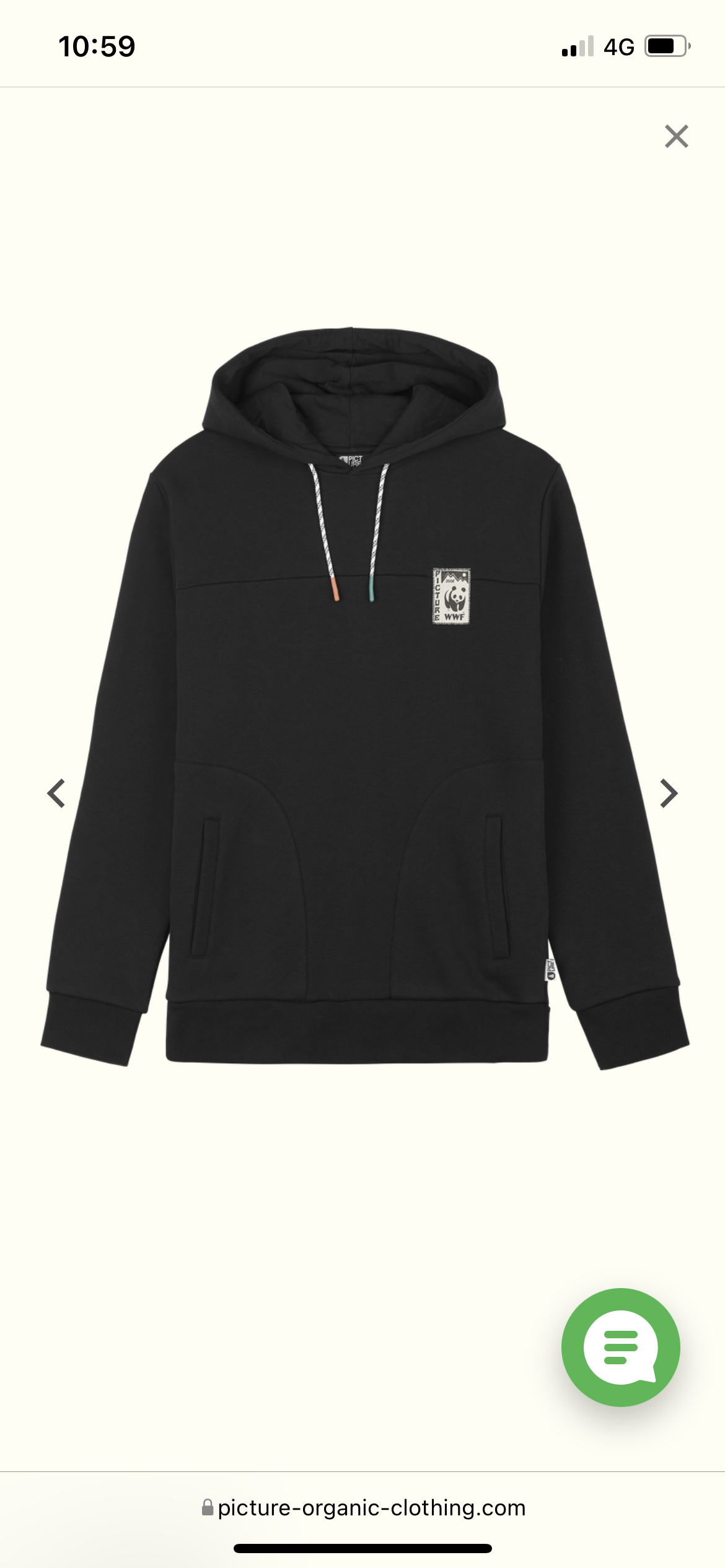 WWF HOODIE M FELPA UOMO PICTURE ORGANIC