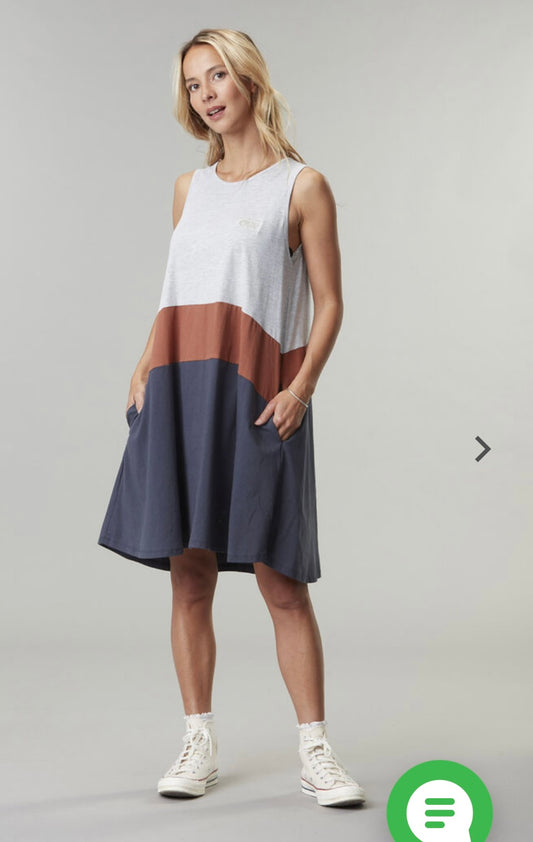VESTITO DONNA FLOWA DRESS PICTURE ORGANIC