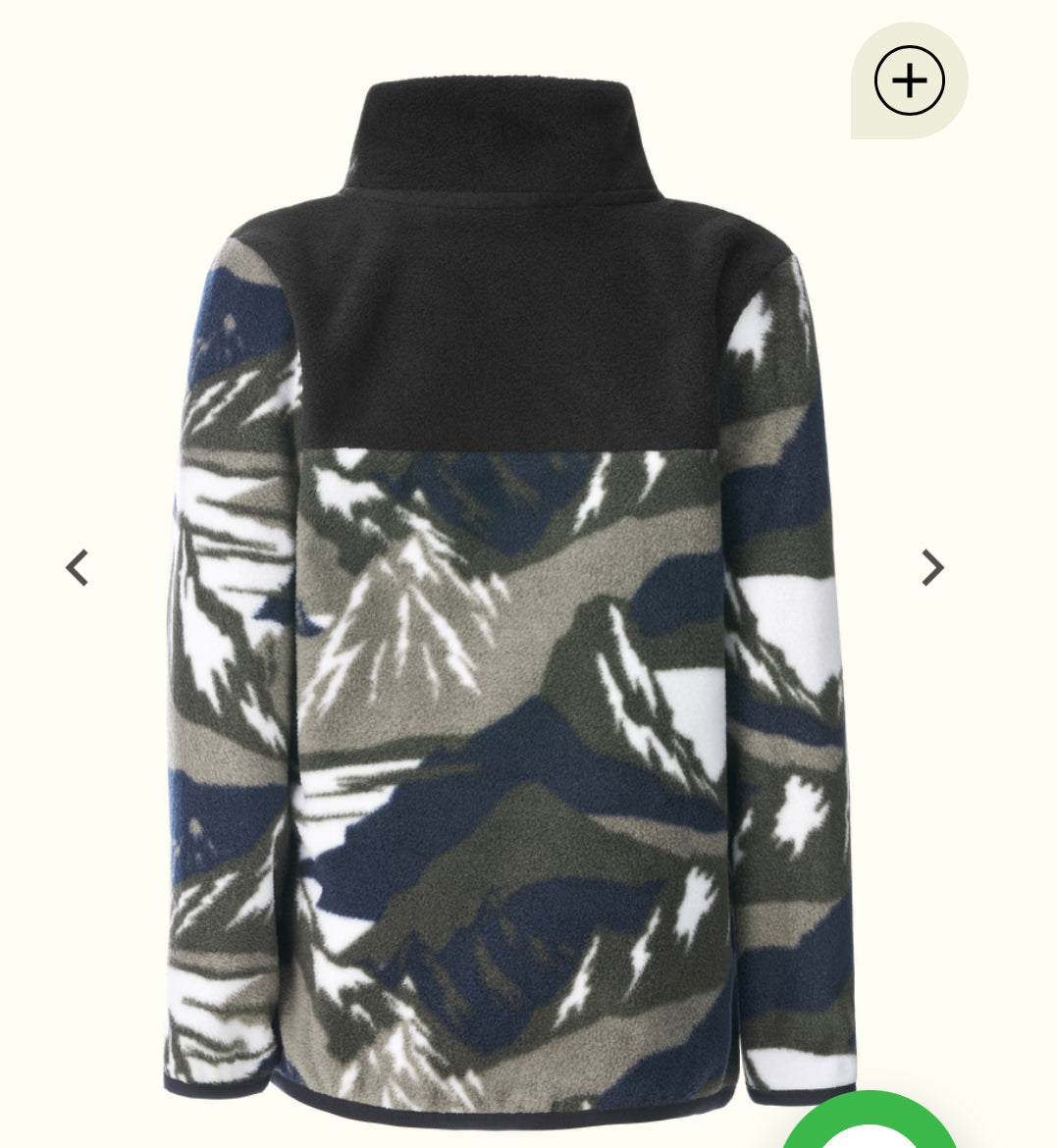 FELPA BIMBO MIDIAYERS TITOO TODDLERS 1/4 FLEECE PICTURE ORGANIC