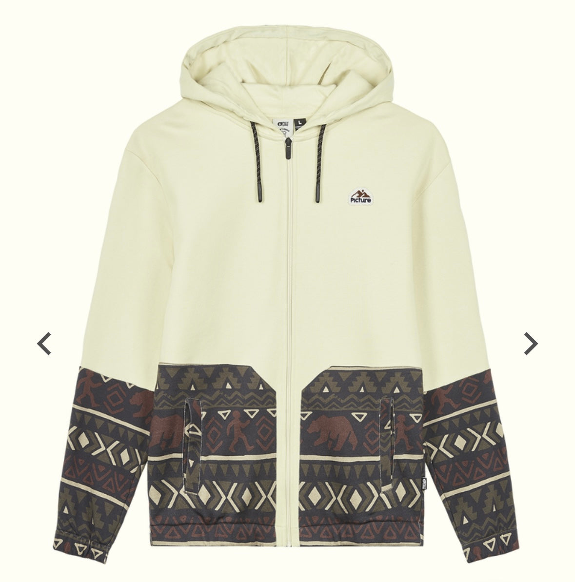 MOECA ZIP HOODIE FELPA PICTURE ORGANIC